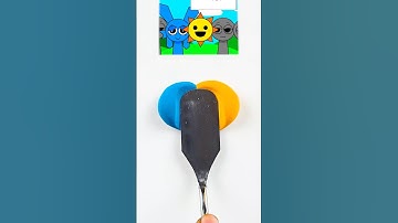 Clay Mixing 💖 Sprunki Color Mixing #colormixing #oddlysatisfying #sprunki