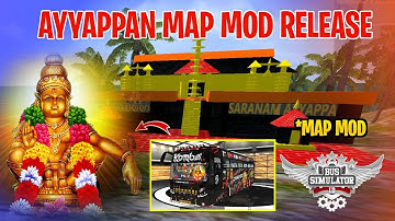 New Ayyappan Map Mod Tamil | Bus Simulator Indonesia | Ayyappan Map Mod In Bussid #ayyappan #mapmod