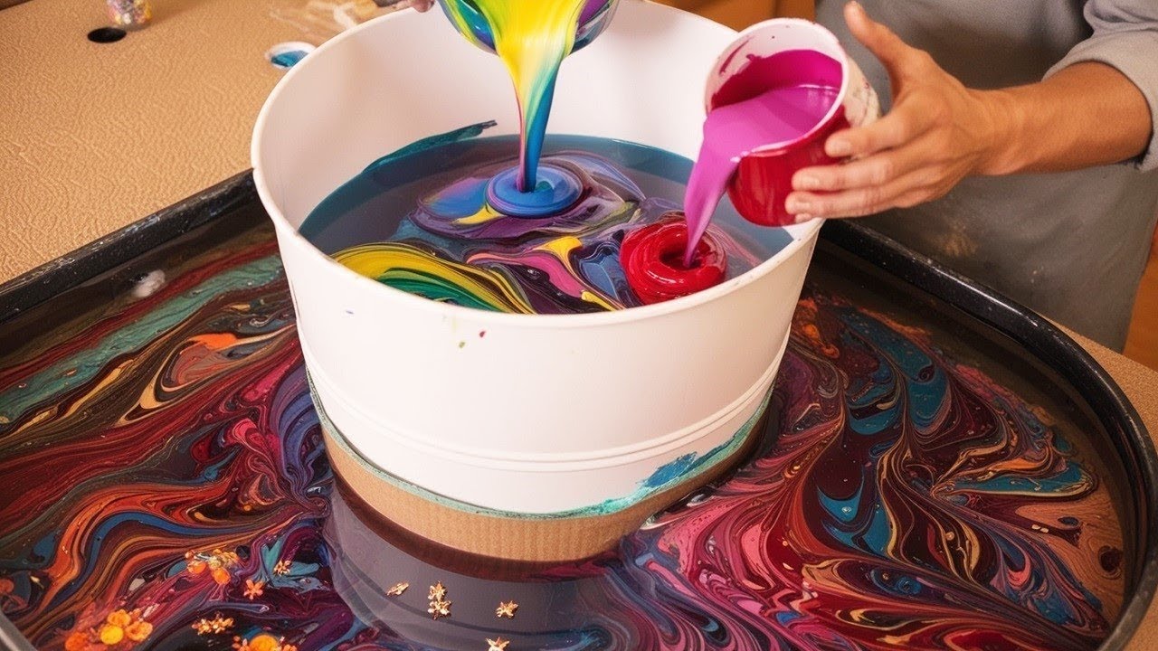 His Creativity Knows No Bounds - He Combined Wood, Epoxy Resin, Bamboo Tubes, And Other Materials...