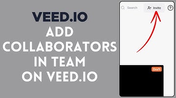 How to Add Collaborators in Team on Veed.IO (2024) | Veed.IO Tutorial