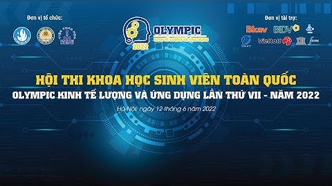 CẨM NANG |  TRAILER Olympic kinh tế lượng và ứng dụng
