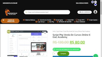 Script Php Venda De Cursos Online E Ead, Academy