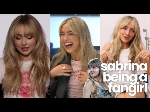 Sabrina Carpenter fangirling Taylor Swift for 12 minutes