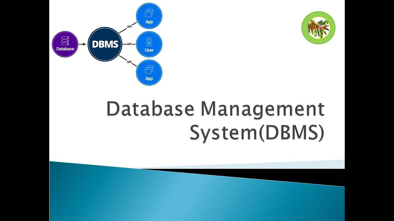 DBMS Part 1 - YouTube