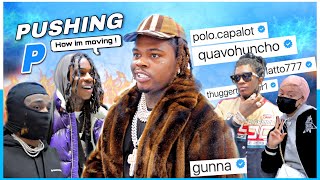 Gunna PUSHING P with Young Thug, Polo G, Quavo, Thouxanban Fauni, and Latto at Jewelry Unlimited