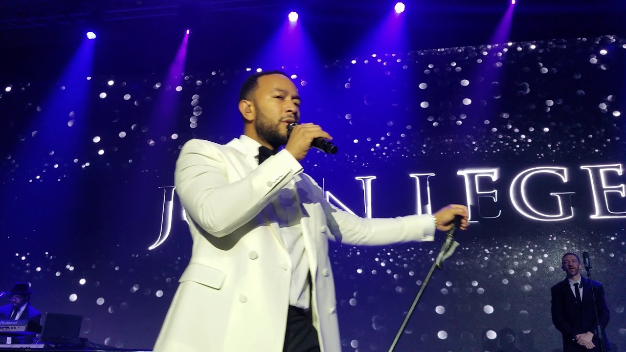John Legend performing at ThisDay 25th Awards ceremony...