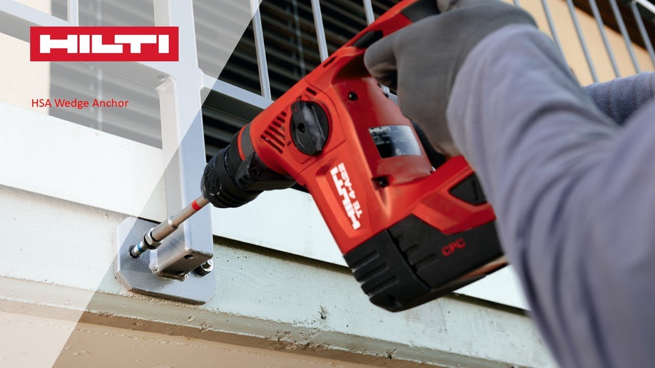 DEMO of the Hilti HSA Wedge Anchor