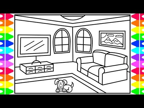 Living Room Drawing For Kids