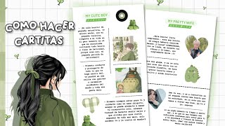 𓂃 𓏲 ⊹ cómo hacer cartitas digitales ver. soft green  ִ ۫ ּ screenshot 4