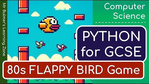 Python Game Tutorial: FLAPPY BIRDS - 80s Retro Version