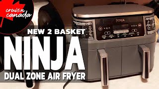 Ninja® Foodi® 6 in 1 8 qt 2 Basket Air Fryer with DualZone™ Technology  Review 