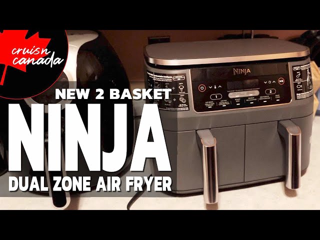 Ninja Foodi 2-Basket 8-Qt. Air Fryer with DualZone Technology +