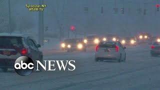Nor'easter slams East Coast as West Coast soaked by powerful storm