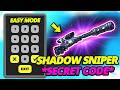 How to EASILY get SHADOW SNIPER SECRET CODE in Fortnite 1V1 WITH EVERY GUN @hivecr8