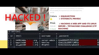 Shopping Website's DATABASE Dumped!! +PrivEsc to ROOT using systemctl ! (THM challenge) screenshot 5