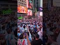 Argentina fans have overloaded the Times Square! 🏆🇦🇷