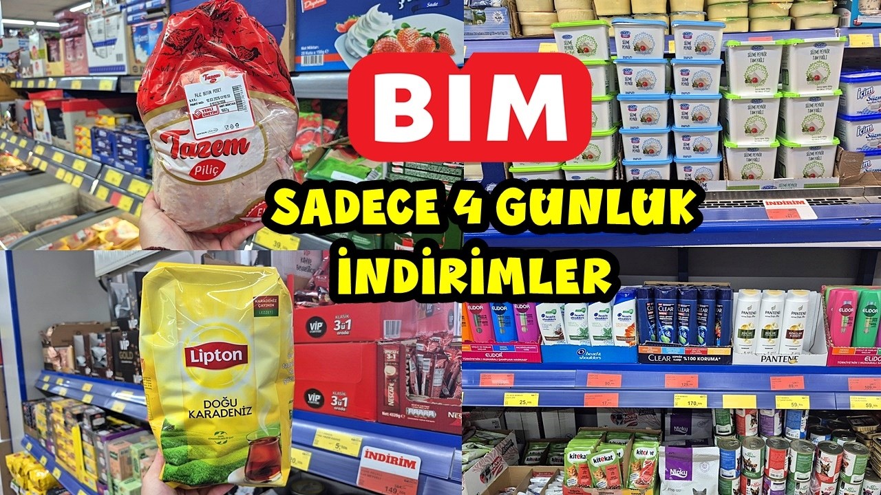 BİM YETİŞEN ALIR✅SADECE KISA SÜRELİĞİNE🔔MARKET GIDA ÜRÜNLERİ  İNDİRİMDE İZLEMEDEN GEÇME BİM İNDİRİM