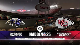 Madden NFL 25 Week 1 Simulation Ravens vs Chiefs (Brown out Xavier Worthy in) Madden NFL 25 Week 1 Simulation Ravens vs Chiefs (Brown out Xavier Worthy in) thumbnail