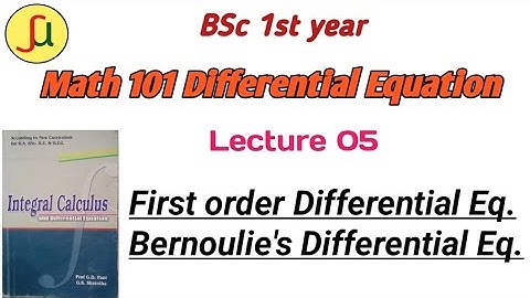 Lecture 05-Bernoulie