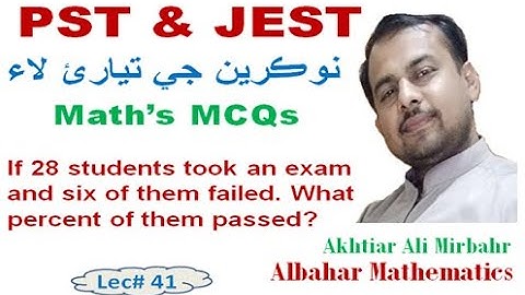 JEST Jobs|| PST JOBS|| Jobs test preparation ||Simple Percentage %