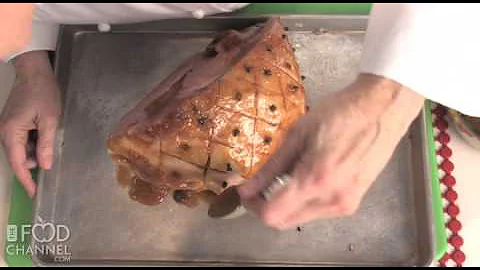 How to Make a Baked Spring Ham with Apricot Glaze