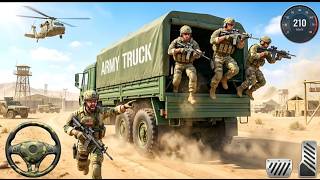 🔥 IMPOSSIBLE Military Truck Mission! 😱 Can I Survive This Dangerous Road? screenshot 5