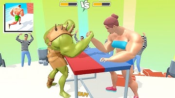 MUSCLE RUSH Game | All Levels Mobile Gameplay Walkthrough Android, ios | New Level 123-124 BobsyBoy