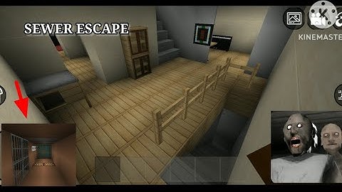 sewer escape in granny chapter two in mini block craft || Aditya Bhai gamerz || YouTube video