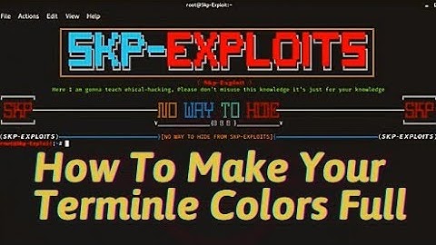 How to set ASCII text art in linux terminal