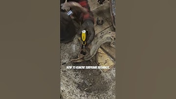 How to remove subframe bushings with basic tools. #bushings #carfix #automobile