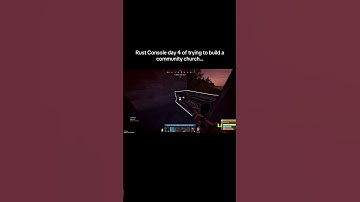 Rust Console Day 4 of trying to build a community church…#shorts #rust#rustconsole