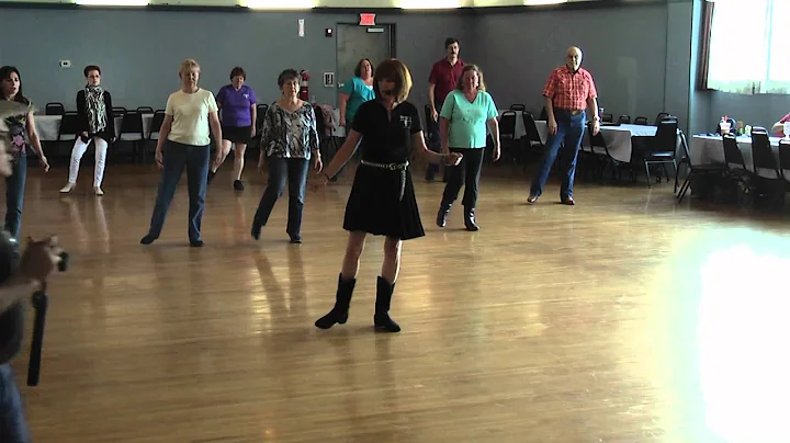 Linedance Lesson Cowboy Charleston choreo. Jeanett...