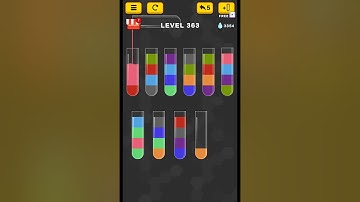 #new Water Color Sort Puzzle level 363 #WaterColorSortPuzzle #game #games