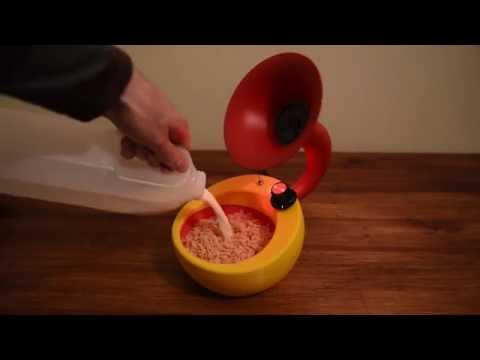 Snap, Crackle and Pop amplification cereal bowl