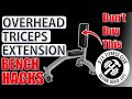 4 Easy Bench HACKS for Overhead Triceps Extensions