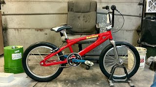自作 BMX 80年代のBMXを現代流にアレンジ！20インチ プラホイールを 装着