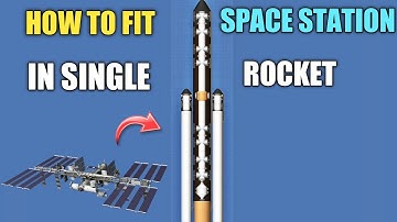 How to fit whole space station in single rocket spaceflight simulator | sfs 1.5 |