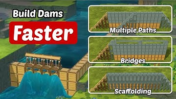 3 ways to build Timberborn dams faster