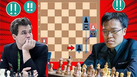 Aggressive Ending Chess Game : 26 By Magnus Carlsen vs Lê Quang Liêm