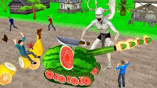 जादुई टूटा तरबूज टैंक केला कार 2 Kahani Magical Watermelon Tank Banana Car Joke Comedy Karname