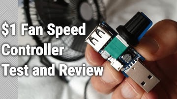 Cheap USB Fan Speed Controller Test & Review - from AliExpress for less than $1