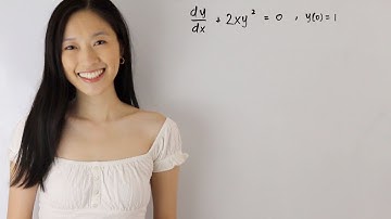 Separation of variables - Initial value problem  | mathwithjanine