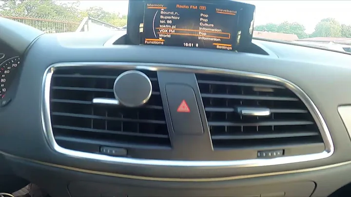 How to Navigate Through Screen Display in Audi Q3 I ( 2011 – 2018 ) | Manage Infotainment