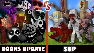 Doors Hotel Update vs. SCP Foundation | Minecraft (THIS IS INTENSE!!!)