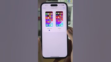 How To Change Icon Size in iPhone 15 Pro Max