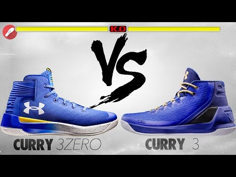 Under Armour Curry 3Zero vs Curry 3 