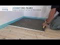 LUX ELEMENTS Montage: bodengleiche Dusche TUB-H in Holzboden einbauen