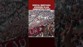 Amedspor maçında Tribünden istiklal marşı okunurken herkese ayakta ve çıt çıkmadı....