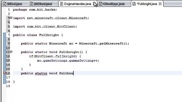 Fullbright Tutorial Minecraft