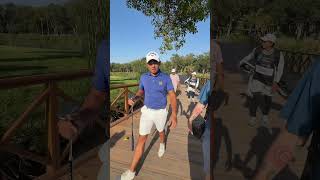 No 🚘 = No Hole-In-One. Simple 🤷‍♂️Pavit Tangkamolprasert came this close to an ace in Morocco.